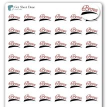 54 Fun Brow Planner Appointment Vinyl Stickers (1/2”) - $8.58