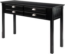 Occasional Table In Winsome Wood Timber, Black. - $215.99