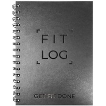 Undated Fitness Log Book &amp; Workout Planner - Designed By Experts Gym Not... - $25.99