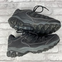 Skechers Mens After Burn SN50125 Black Memory Foam Athletic Sneaker Shoes Sz 9 - £23.96 GBP