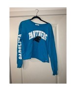 Women's Carolina Panthers '47 Cropped Long Sleeve T-Shirt Size Medium - $275.88 MXN Women's Carolina Panthers '47 Cropped Long Sleeve T-Shirt Size Medium - $275.88 MXN