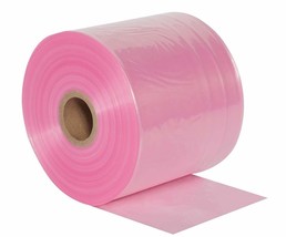 Roll of Pink Anti-Static Poly Tubing 24&quot; X 2150&#39;. Polyethylene Tubing 2 mil Thic - £628.16 GBP