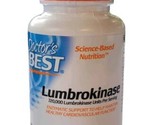 Doctor&#39;s Best Lumbrokinase 20 mg 60 Veggie Capsules Gluten-Free Exp 10/2026 - $38.60