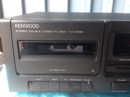 Kenwood Stereo Double Cassette Deck KX-W595 - £56.05 GBP