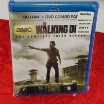 Walking Dead Season 3 Blu ray DVD Combo NEW Sealed  - $12.98
