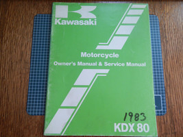 1983 83 Kawasaki KDX80 KDX80-B3 Kdx 80 KDX80B3 Owner's Owner Service Manual #6 - $11.83