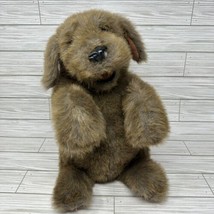 Vintage Folkmanis Folktails Dog Puppet Plush 14&quot; Hand Puppet Stuffed Animal - £15.61 GBP