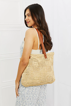 Fame Picnic Date Straw Tote Bag - £47.04 GBP
