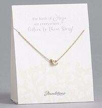 Foundations Inspiration Dove Charm Necklace 4057704 Karen Hahn Jewelry New - $12.98