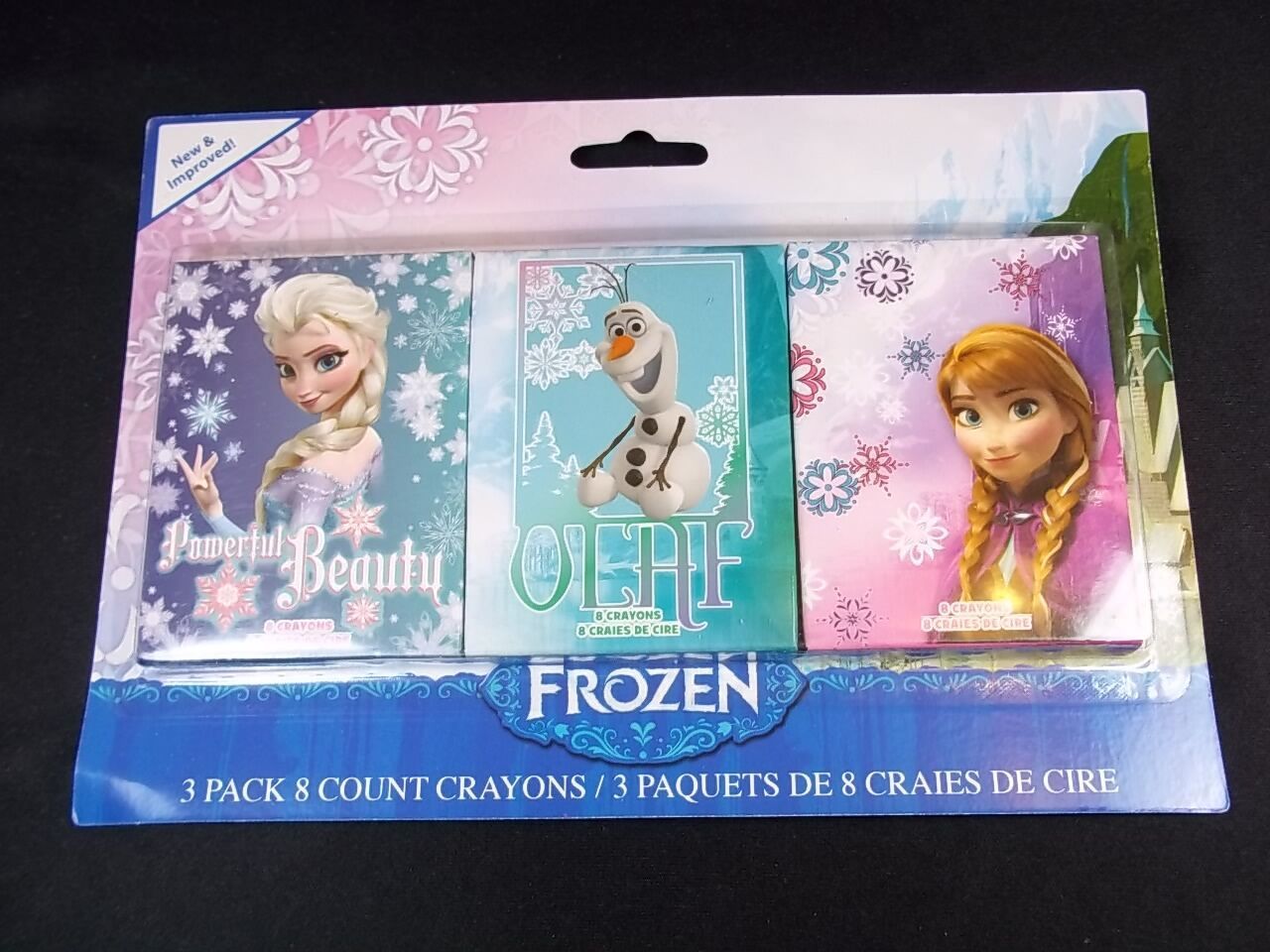 Disney Frozen 3 packs x 8 crayons New 24 crayons total - $5.00