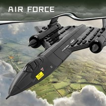 SR-71 Blackbird Reconnaissance Aircraft Model Building Blocks Set MOC Brick Toys - £21.78 GBP