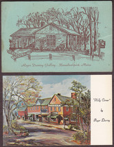 (2) Roger Deering Gallery Vintage Postcards - Pinehurst, Kennebunkport, Maine - £9.61 GBP