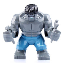 Grey Hulk (BigFig) Marvel Universe Super Heroes Lego Compatible Minifigure Brick - £7.98 GBP