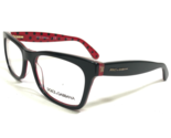 Dolce &amp; Gabbana Eyeglasses Frames DG3199 2871 Black Red Cat Eye Spots 53... - $121.33