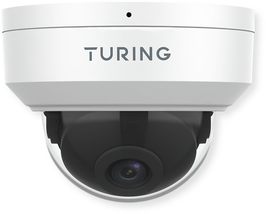 Turing TP-MFD8M28-1Y Smart Series 8MP Network Dome Camera, White; 1/2.7&quot; Progres - £330.61 GBP