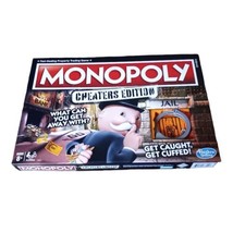 Hasbro Monopoly Cheaters Edition Board Game Get Caught Get Cuffed USA 20... - £7.56 GBP