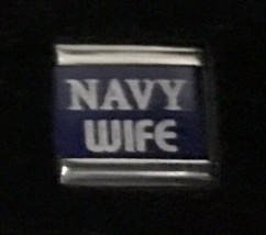 Navy Wife Wholesale Italian Charm Link 9MM K2022BG6 - £10.77 GBP