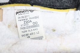 10-12 VOLKSWAGEN GOLF FRONT LEFT DRIVER LOWER SEAT COVER CLOTH HEATED E2721 image 11