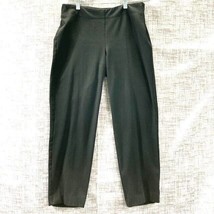 Talbots Womens Heritage Dress Pants Sz 6 Petite Black Straight Leg Side ... - $14.55