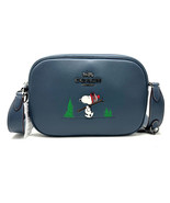 NWT Coach X Peanuts Jamie Leather Camera Bag With Snoopy Ski Motif - £155.66 GBP