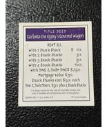 Monopoly Scooby-Doo Collectors Ed. Part: Property Card -Carlotta Covered... - €3,47 EUR