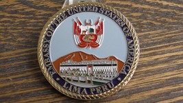 United States Embassy Lima Peru Challenge Coin #214W - £34.78 GBP