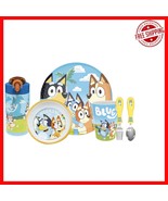 Kid-Friendly Bluey Dinnerware Set: 6-Piece BPA-Free Set for Mealtime Joy - $49.49
