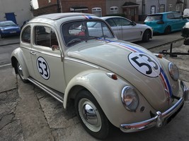 Love Bug Herbie 53 VW Laminated Decal Car Graphics Set movie vw beetle r... - £132.68 GBP
