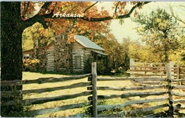 Cottage on a hillside deep in the Ozarks west of West Fork Arkansas Postcard - £4.05 GBP