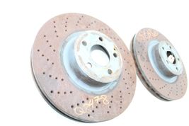 03-06 MERCEDES-BENZ CL55 AMG FRONT LEFT & RIGHT BRAKE ROTORS PAIR Q8478 image 11