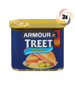 3x Cans Armour Star Treet Original Luncheon Loaf Meat Baked Ham Taste | ... - $453.10 MXN