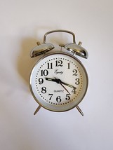 Equity by La Crosse Twin Bell Alarm Clock Analog Quartz, Chrome with Black Hands - $9.49