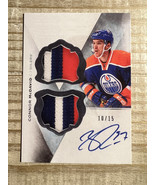 Connor McDavid 2015 Rookie Dual Printed Patch Autograph Facsimile RP Card - $3.25