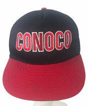 Nissin Brand Conoco Gas Station Gasoline Snapback Hat Ball Cap Adjustable - £22.88 GBP