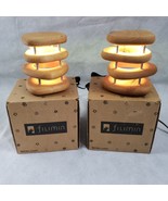 Friendship MCM Long Distance Relationship Lamp Mid-Century Wood Touch Wi... - €128,82 EUR