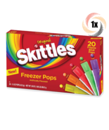 1x Pack Skittles Assorted Flavor Freezer Pops | 20 Pops Per Pack  | 1.5oz - £20.09 GBP