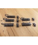 5 IRON FLAT SLIDING LOCK CABINET DOOR CUPBOARD SLIDE LATCH BARN *SOME RU... - $39.99