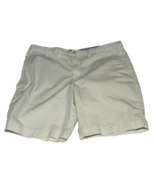 Polo Ralph Lauren Chino Wht Shorts Men 38 Stretch Classic Fit Flat Front... - $657.12 MXN