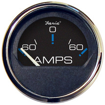 Faria Chesapeake Black 2&quot; Ammeter Gauge (-60 to +60 AMPS) [13736] - £23.99 GBP