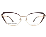 Guess Von Marciano Brille Rahmen GM0373 069 Brown Rotgold Cat Eye 56-16-140 - $55.73