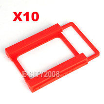 10PCS 2.5&quot; HDD/SSD to 3.5&quot; adapter Mounting holder bracket Dock bay Cadd... - $38.99