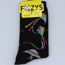 Flying Kite Womens Socks Foozy Size 9-11 Black - £5.33 GBP