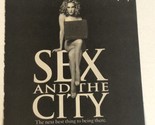Sex &amp; The City Tv Guide Print Ad Sarah Jessica Parker Kim Cattrall TPA8 - £4.66 GBP
