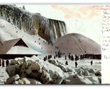 Ice Mountain In Winter Niagara Falls NY New York UDB Postcard T20 - $2.92