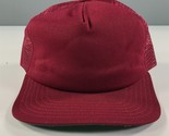 Vintage Rojo Burdeos Gorros Niños Juventud Talla Malla Domo New Era Pro ... - $10.38