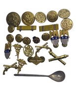 Lot of Buttons and Pins &amp; Spoon - $20.00