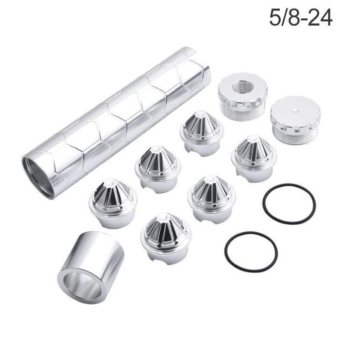 Primary image for 5/8''-24 Fuel Filter for NAPA 4003 WIX 24003 Silver, 12 Pcs, 6.8" L, 1.4" OD,
