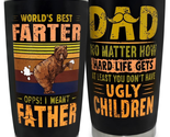 Dad Cup Tumbler, Funny Dad Gifts, 20 Oz Fathers Day Tumbler Drinking Cup... - £20.15 GBP