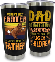 Dad Cup Tumbler, Funny Dad Gifts, 20 Oz Fathers Day Tumbler Drinking Cup... - $25.51