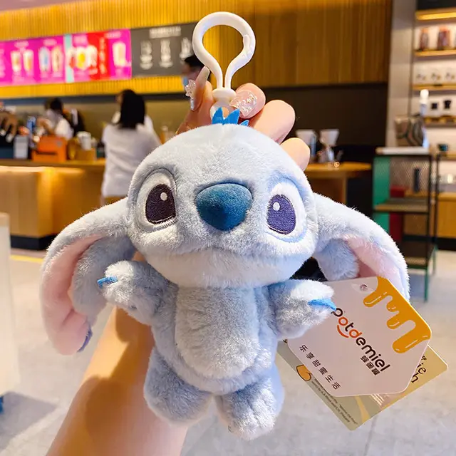 Disney Toy Story Stitch Kawaii Plush Doll Cartoon Stuffed Anime Keychain... - $6.93